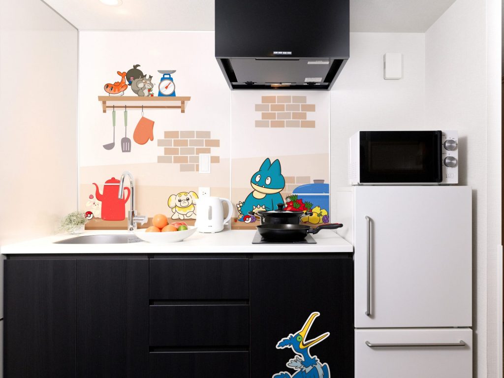 キッチンには食べることが好きなポケモンたち　（C）Pokemon. （C）Nintendo_Creatures Inc._GAME FREAK inc. 